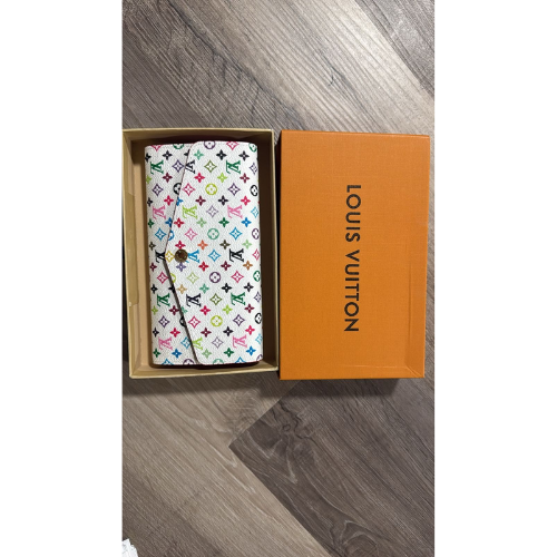 Louis Vuitton Monogram Multicolor Zippy Wallet Purse New