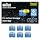 Braun Clean & Renew Refill Cartridges CCR, Replacement Shaver Cleaner Solution for Clean&Charge Cleaning System, Pack of 6