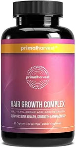 Primal Harvest Hair Growth Complex - Daily Supplement, Gluten &amp; Dairy Free