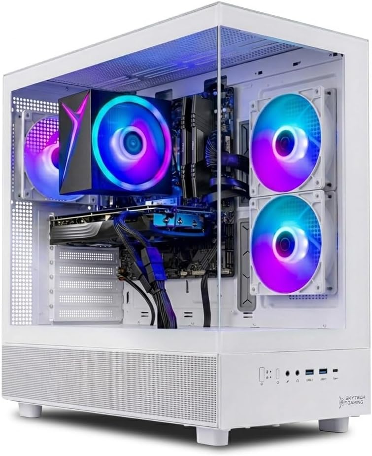 Skytech Gaming Azure 3 Gaming PC, Ryzen 7 5700, RTX 5060 Ti 8GB